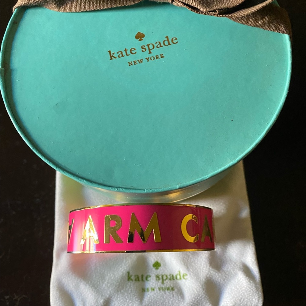 Kate Spade Idiom Bangle Bracelet ARM CANDY with original box and dust bag